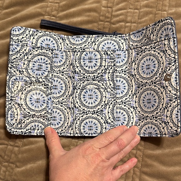 Vera Bradley Quilted Wallet in Slate Blue - Picture 2 of 4